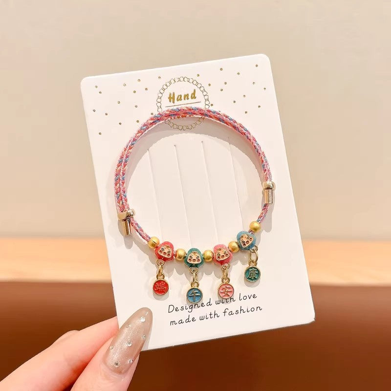 Dragon Boat Festival Colorful Rope Hand Woven Line Holiday Gift Bracelets