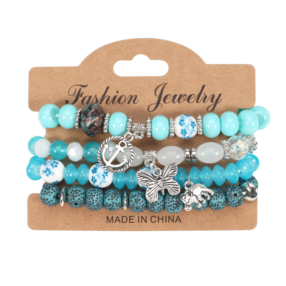 Bohemian Creative Tassel Beaded Fashion Jewellery Bracelet