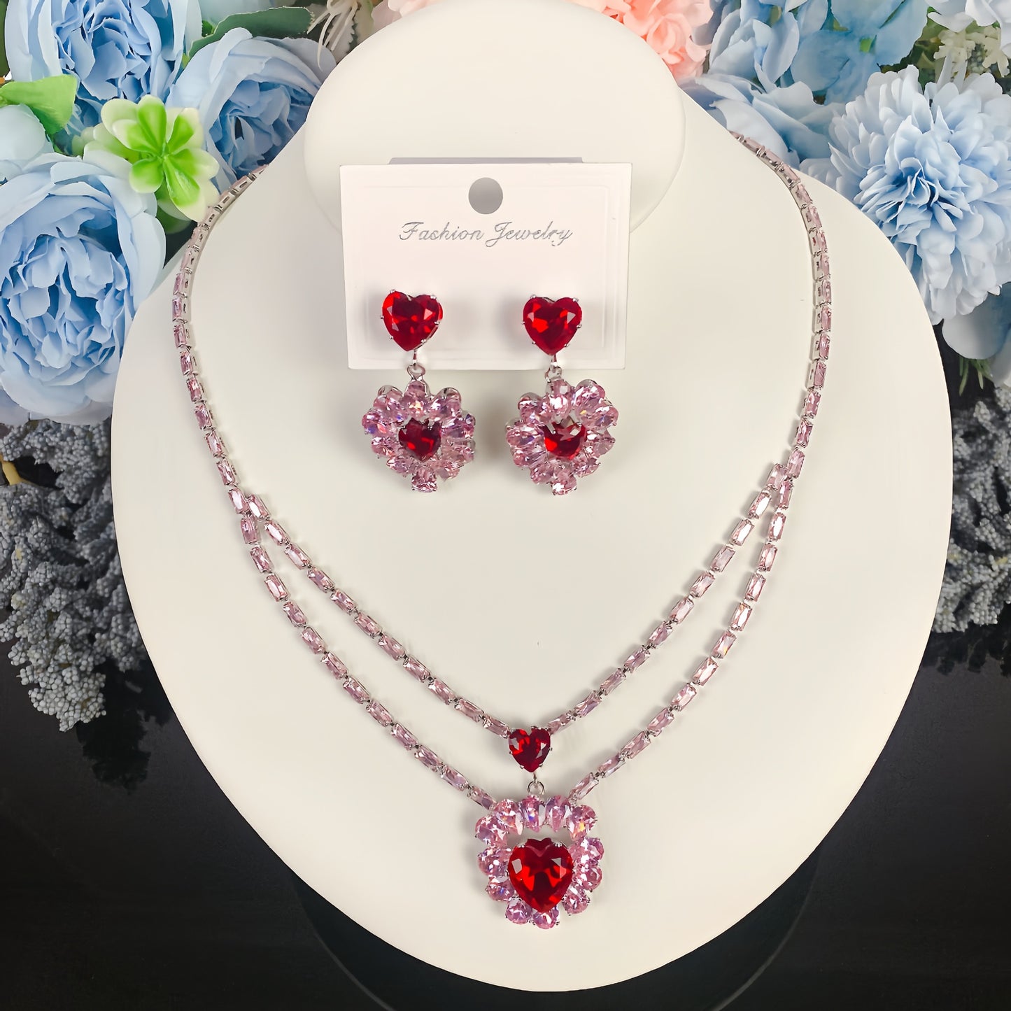 Luxury Light Elegant Zircon Bridal Classic Necklaces