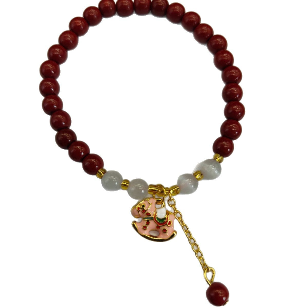 Soon Rich Cinnabar Lucky Beads Chinese National Fashion Ma Bracelet