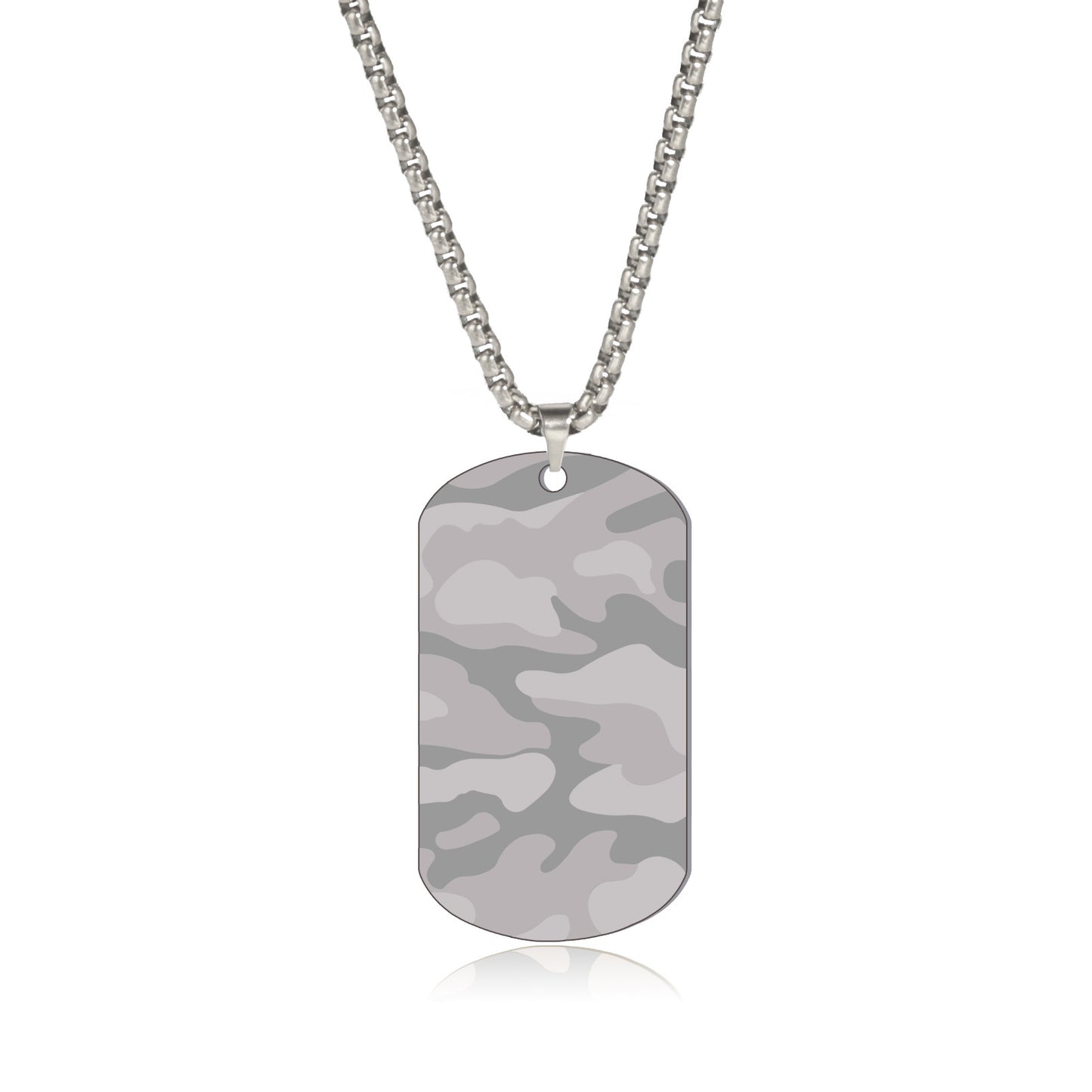 Men's Stainless Steel Dog Tag Sweater Chain High-grade Necklaces
