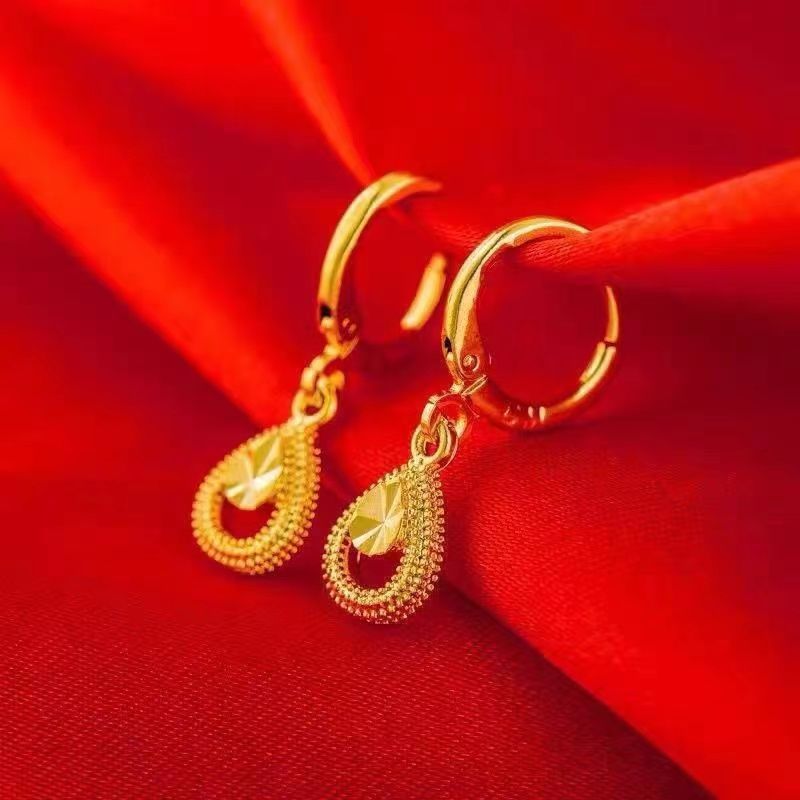 Women's Versatile Creative Gold Lucky Gift Earrings