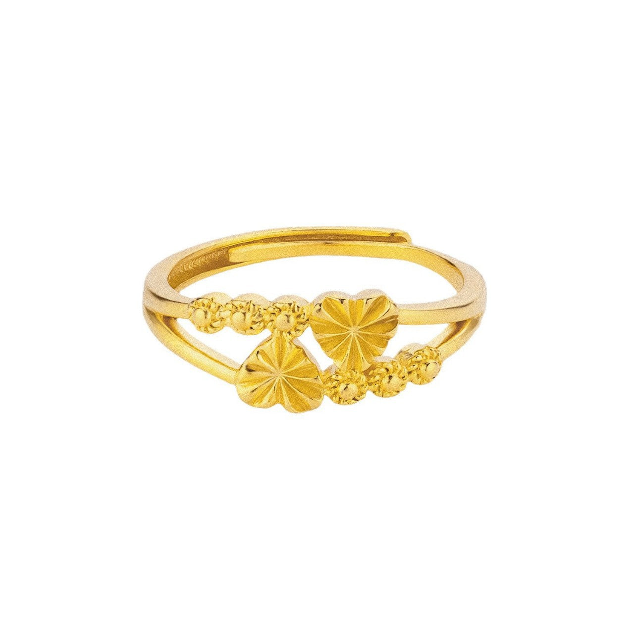 Heart-shaped Open Mouth Love Stall Live Rings