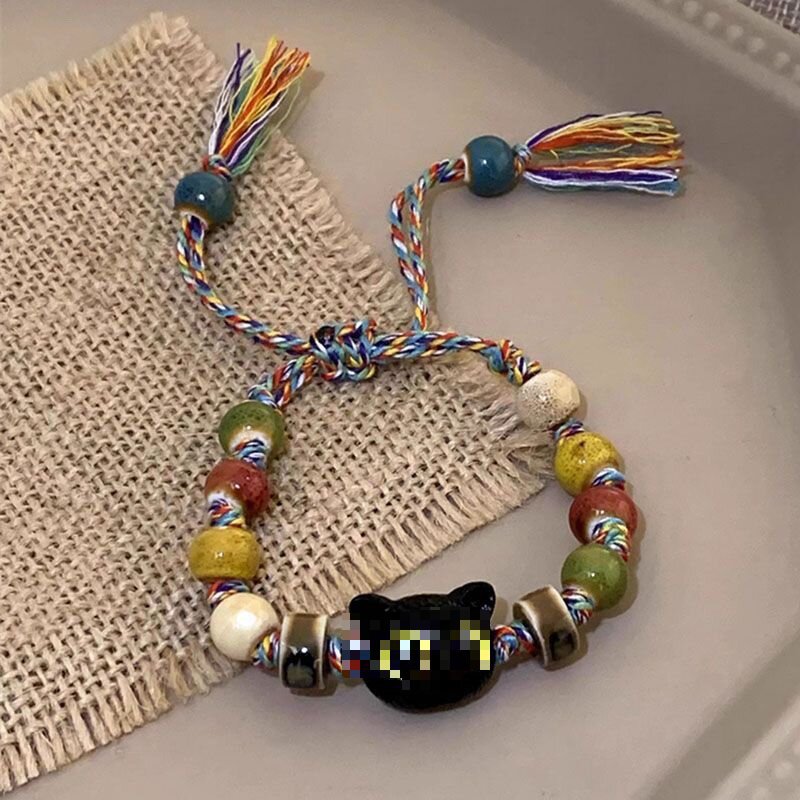 Classic Cat Cute Sweet Retro Couple Bracelets