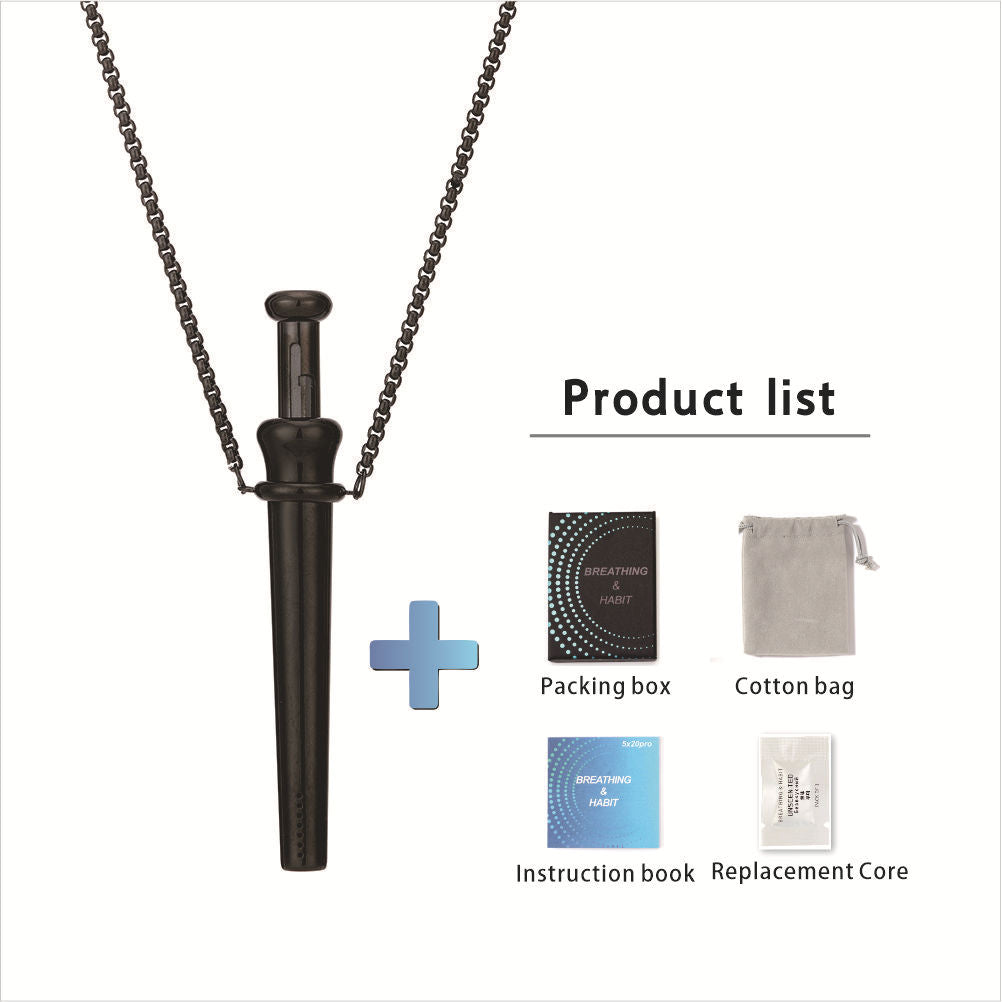 Perfume Extractor Spring Telescopic Straw Relieving Anxiety Necklace