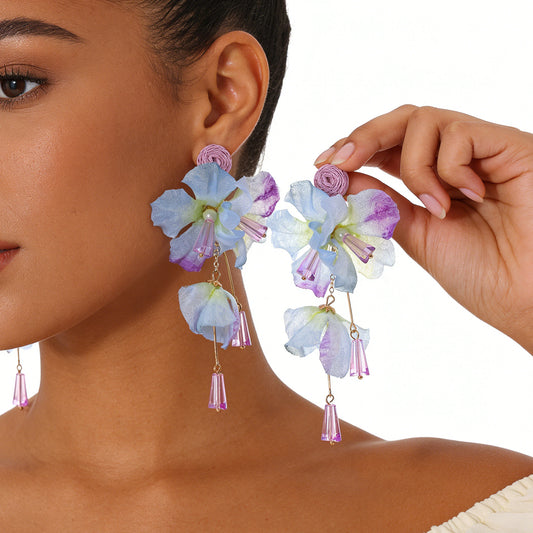 Fairy Petals Raffia Woven Tassel Female Fashionable Pendants