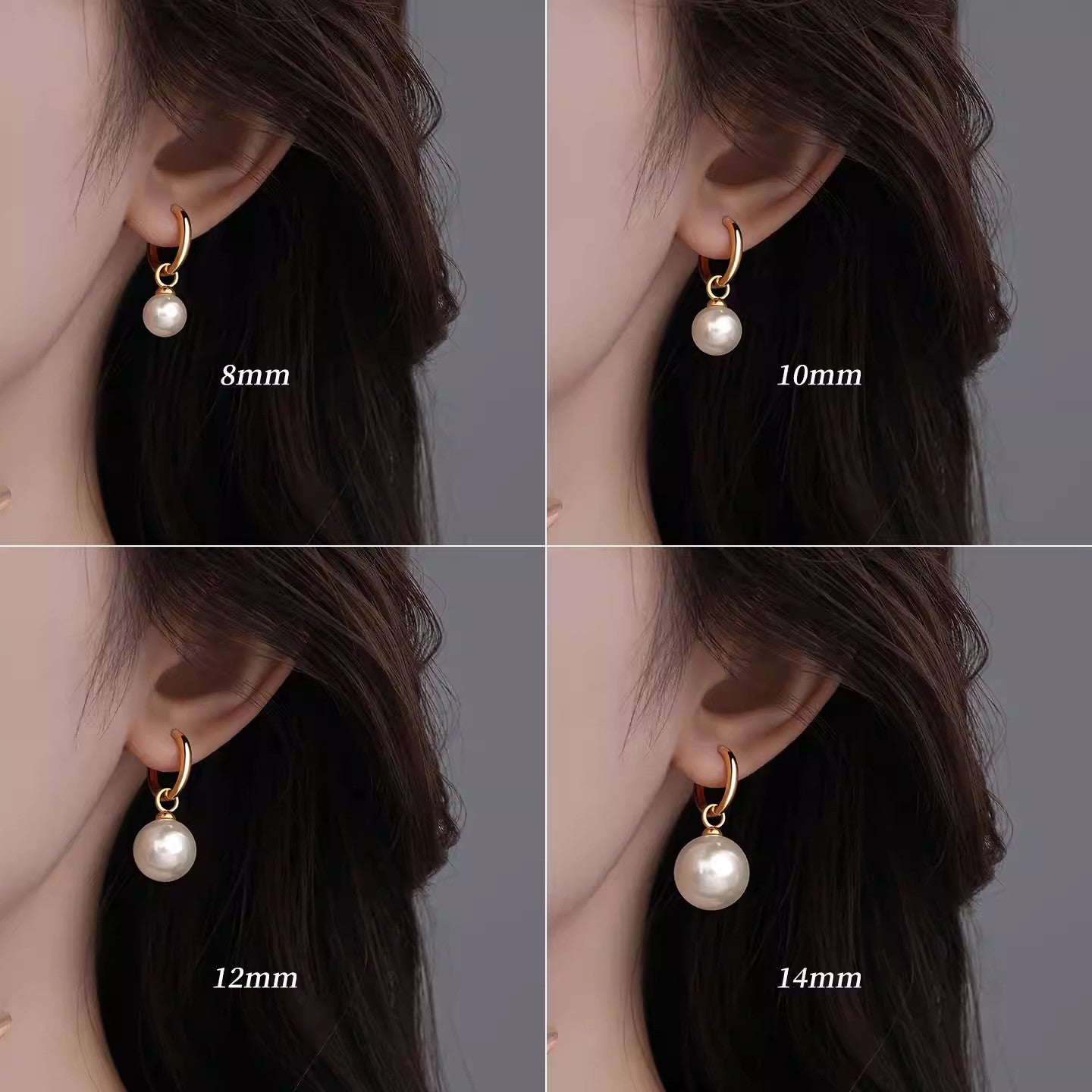Sterling Sier Needle Ear Pearl Female High Sense Earrings