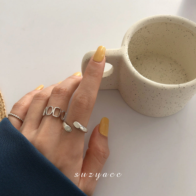 Finger Female Fashion Personality Tide Niche Design Rings