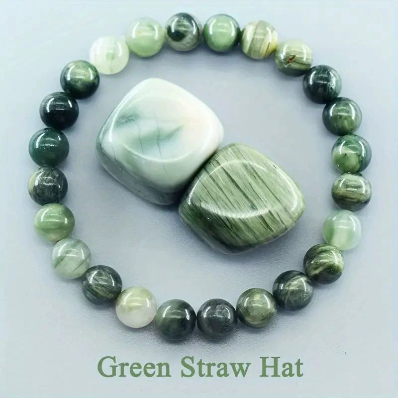 Red Green Treasure Amethyst Sunstone Lapis Lazuli Tiger Eye Handmade Bracelets