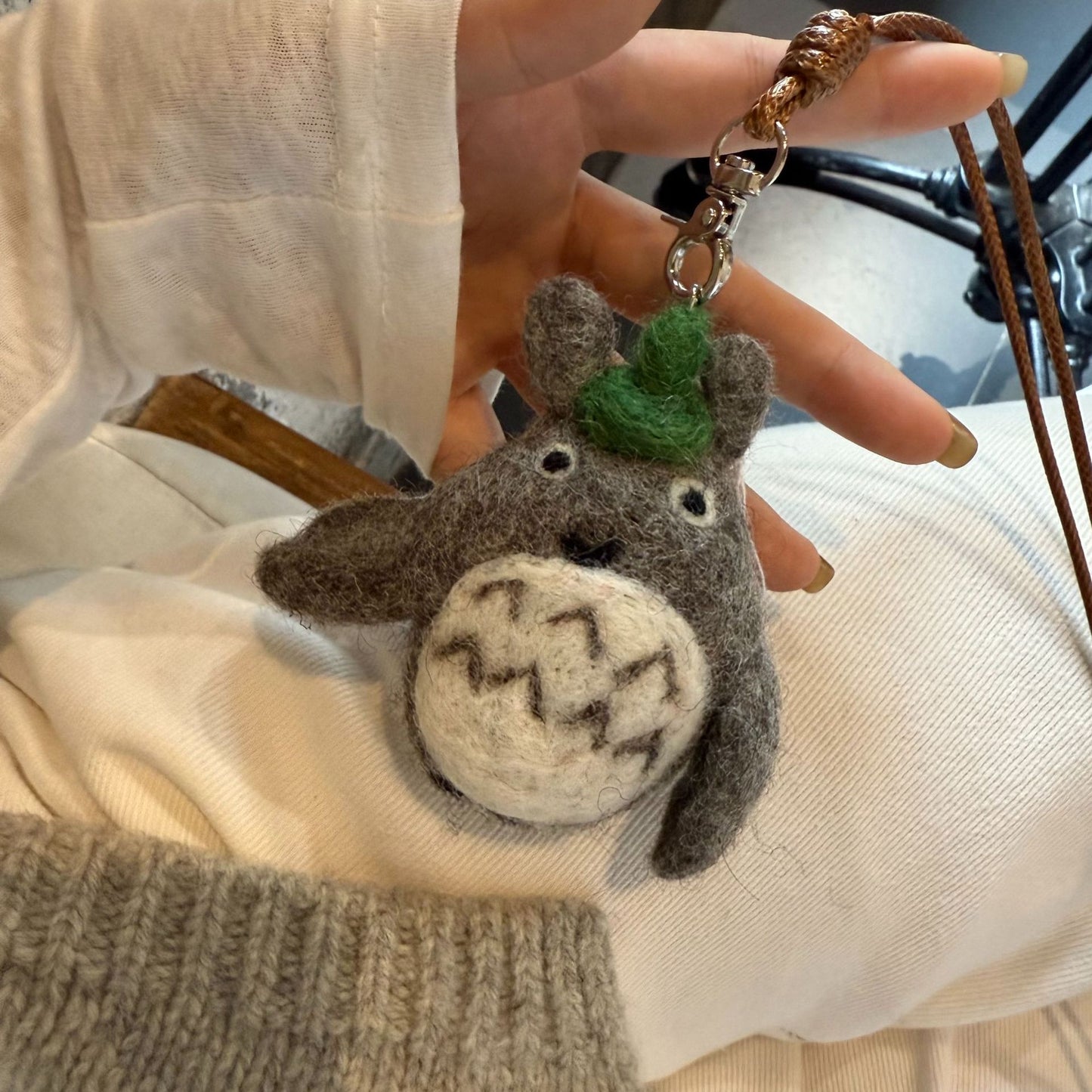 Felt Niche Totoro Pig Frog Cute Bear Long Necklaces