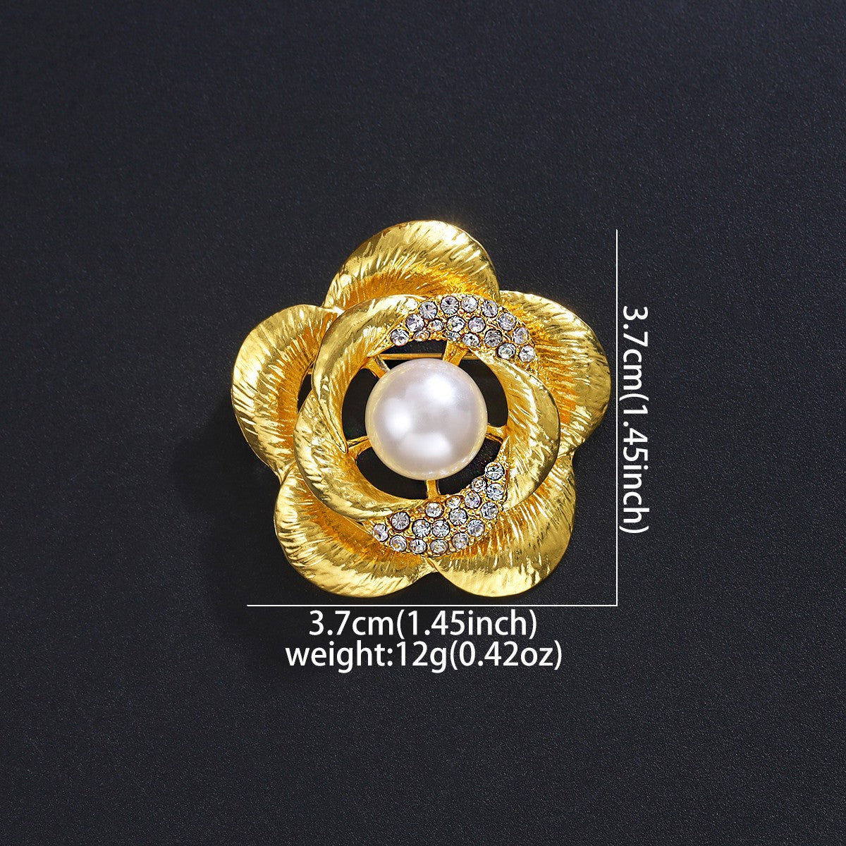 Women's & Men's Elegant Brooch Alloy Rhinestone Niche Design Business Corsage Brooches