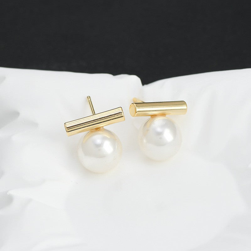 Women's Low Price Light Luxury Premium Temperamental Pearl Eardrops Rings