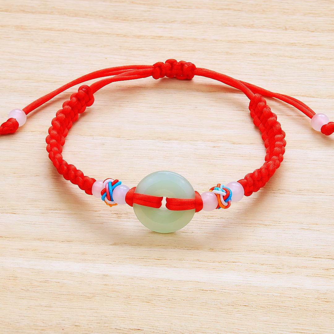 Pure Copper Five Emperor Coins Carrying Strap Coin Dragon Boat Bracelets