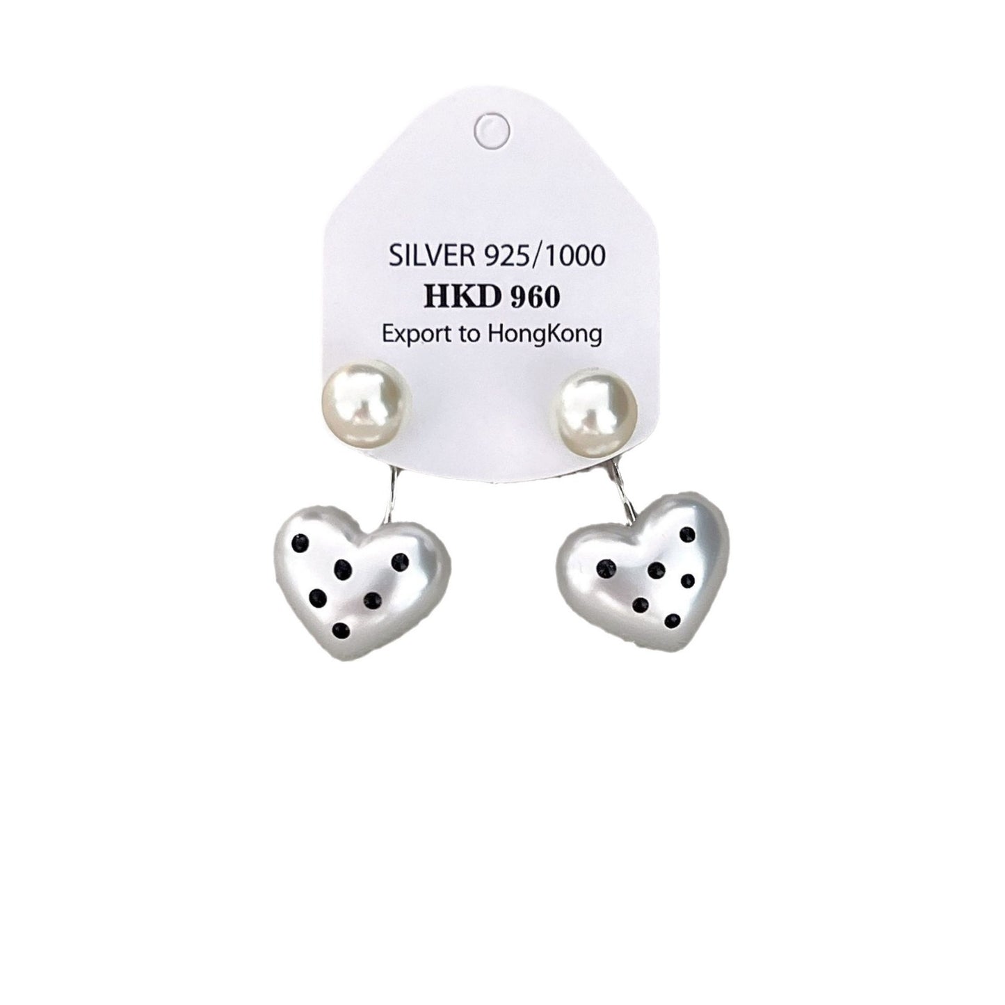 Women's Entry Lux Small Ball Polka Dot Earrings