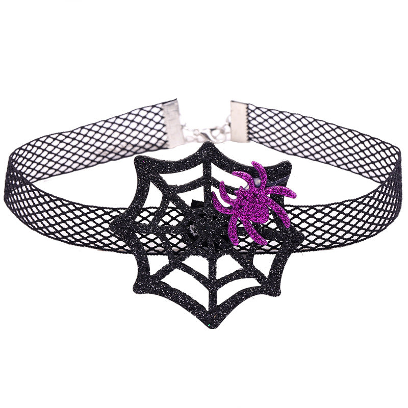 Halloween Fashion Spider Bat Personalized Clavicle Chain Gothic Collar