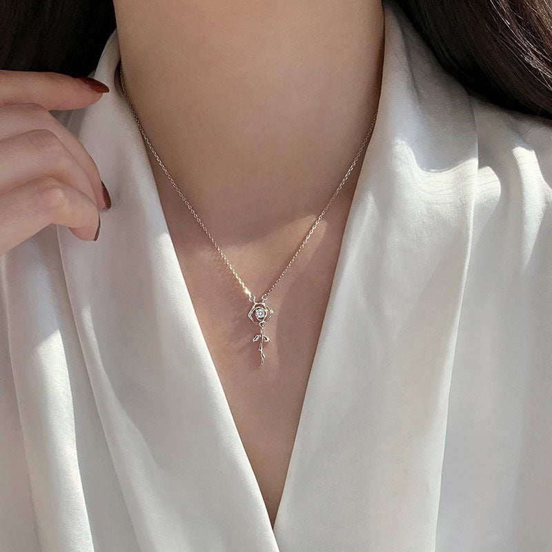 Prince Rose Niche Clavicle Chain Summer Light Necklaces