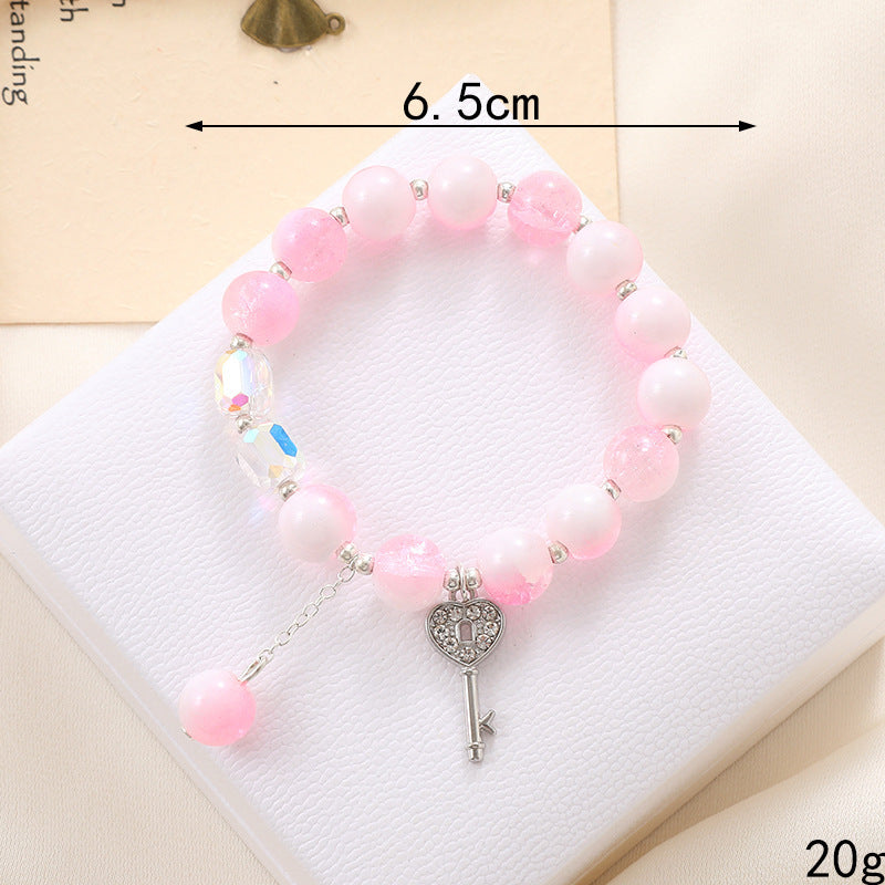 Graceful Crystal Super Moonstone Couple Girlfriends Bracelet