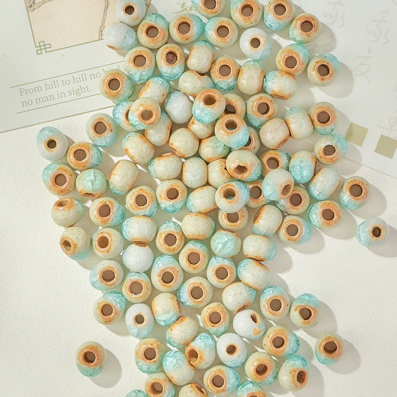 Graceful Casual Ceramic Round Beads Braiding Jewelry Accessories