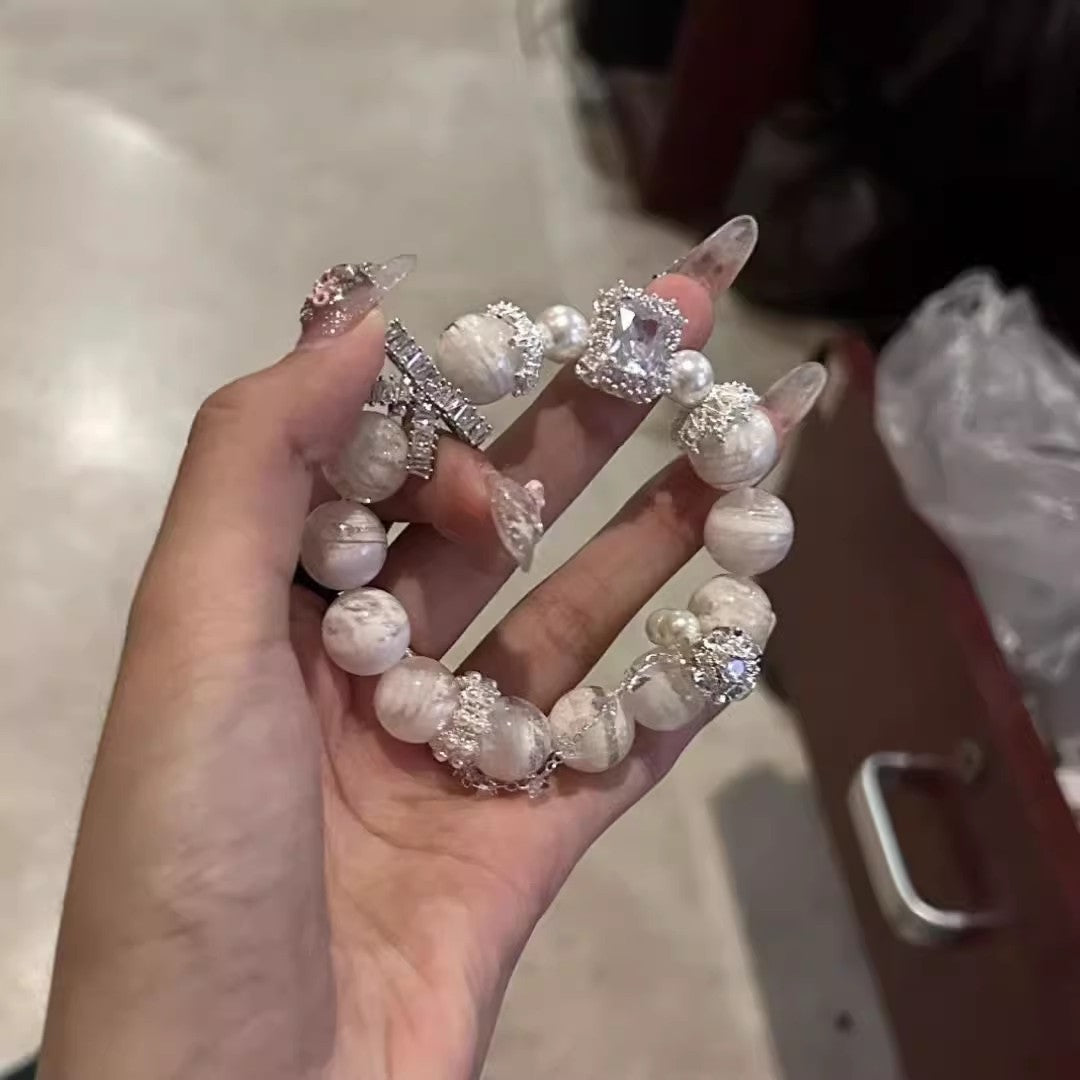 Women's French Court Pearl Retro Elegance High-grade Bracelets