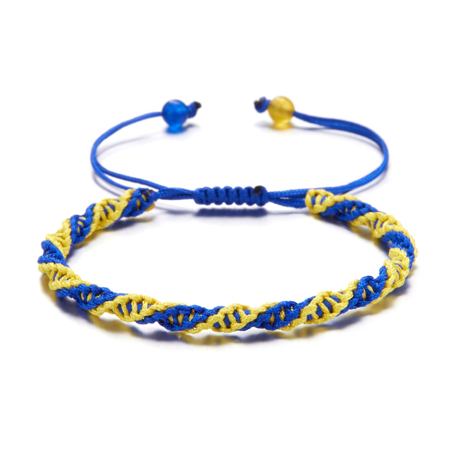 Fashion Ukraine Creative Beads Yellow Blue Bracelets