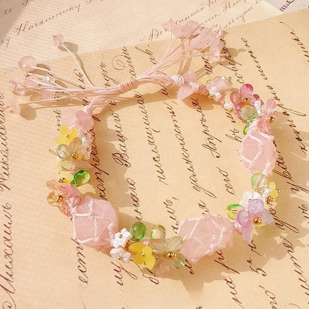 Small Butterfly Hand-woven Good-looking Sweet Summer Exquisite Carrying Bracelets
