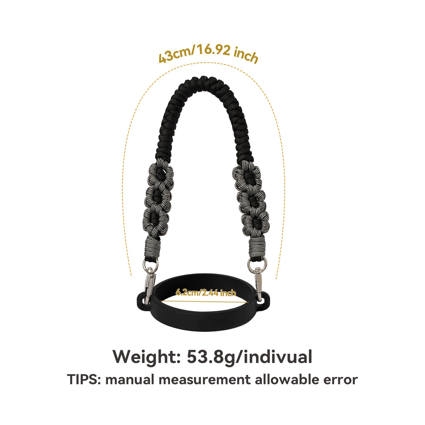Women's Water Cup Lanyard Rope Handle Hand-woven Hanging Ornaments
