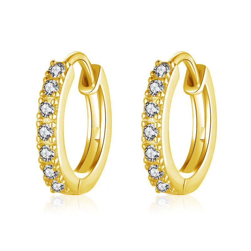 Women's Colorful Oil Shaped Fashion Temperamental Minority Design Geometric Earrings