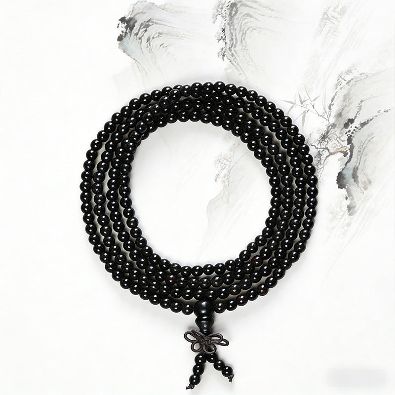 South American Boxwood Beads Golden Sandalwood Ebony Ethnic Style For Bracelet