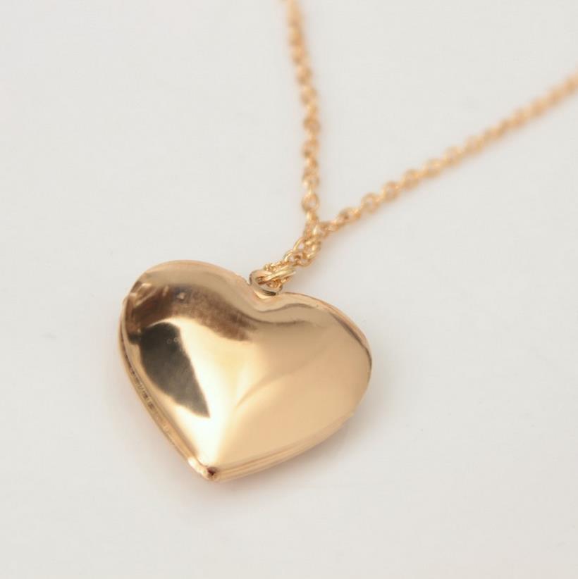 Love Frame Box Openable Sweater Chain Necklace
