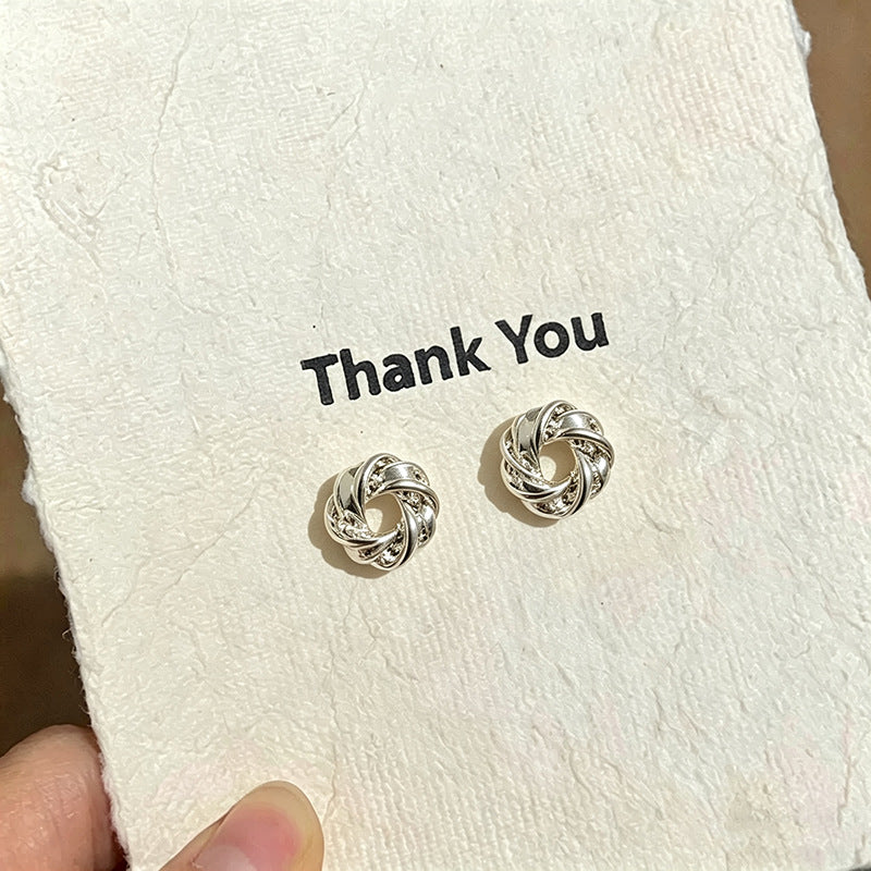Women's Sparking Zirconium Pearl Light Luxury High-grade Unique Beautiful Stud Earrings