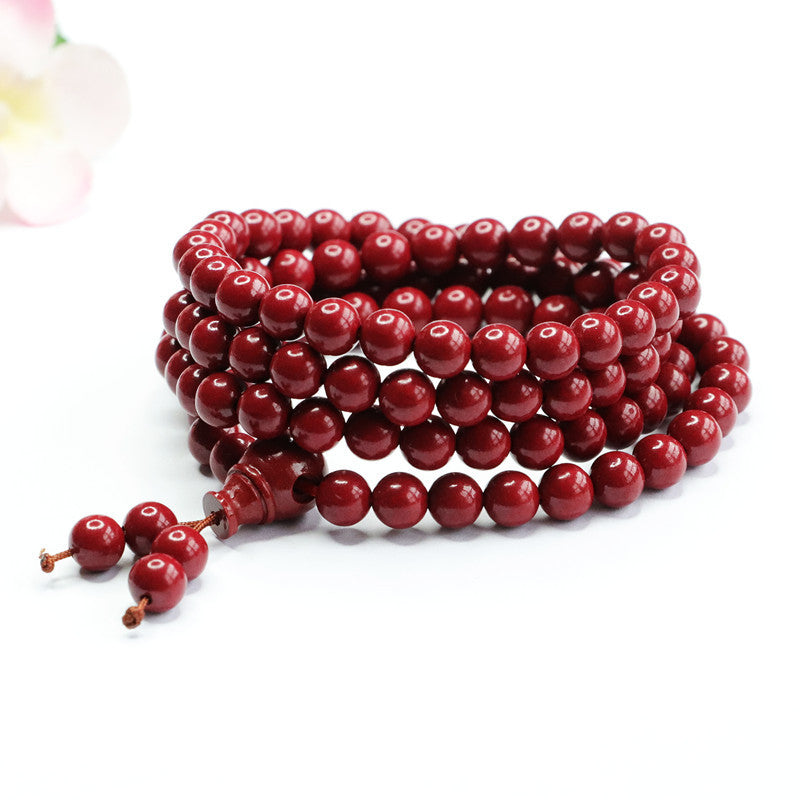 Purple Gold Sand Buddha Beaded Live Bracelet