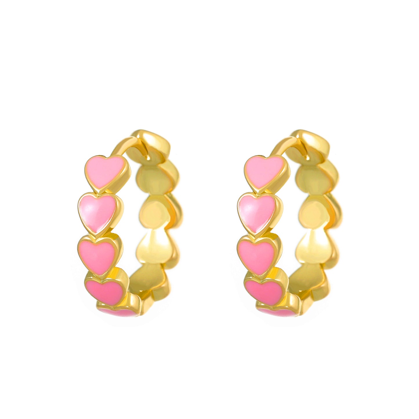 Women's Colorful Oil Shaped Fashion Temperamental Minority Design Geometric Earrings