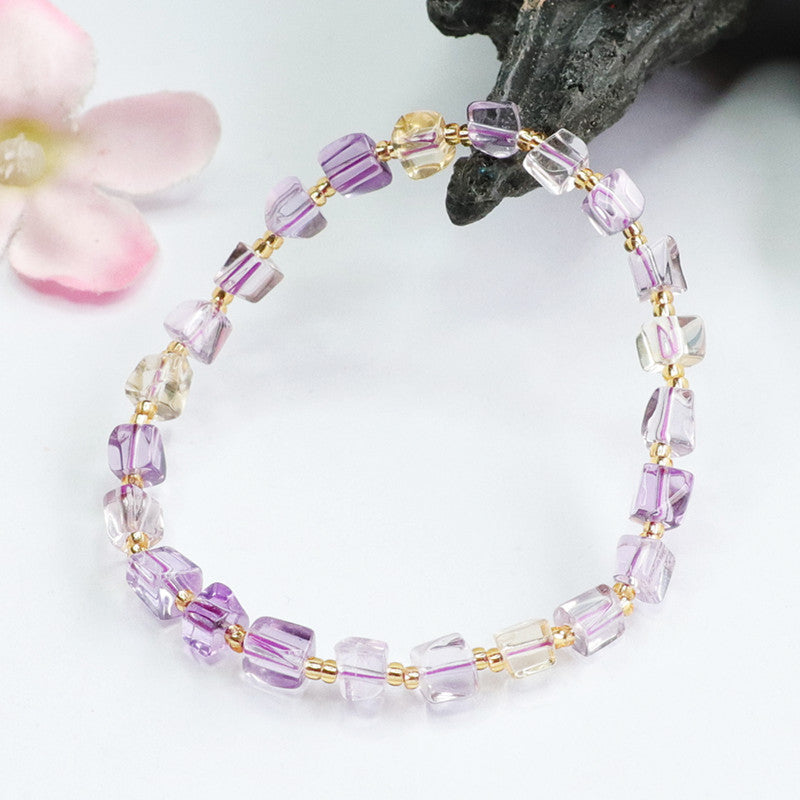 Natural With Rough Stone Female Live Bracelet