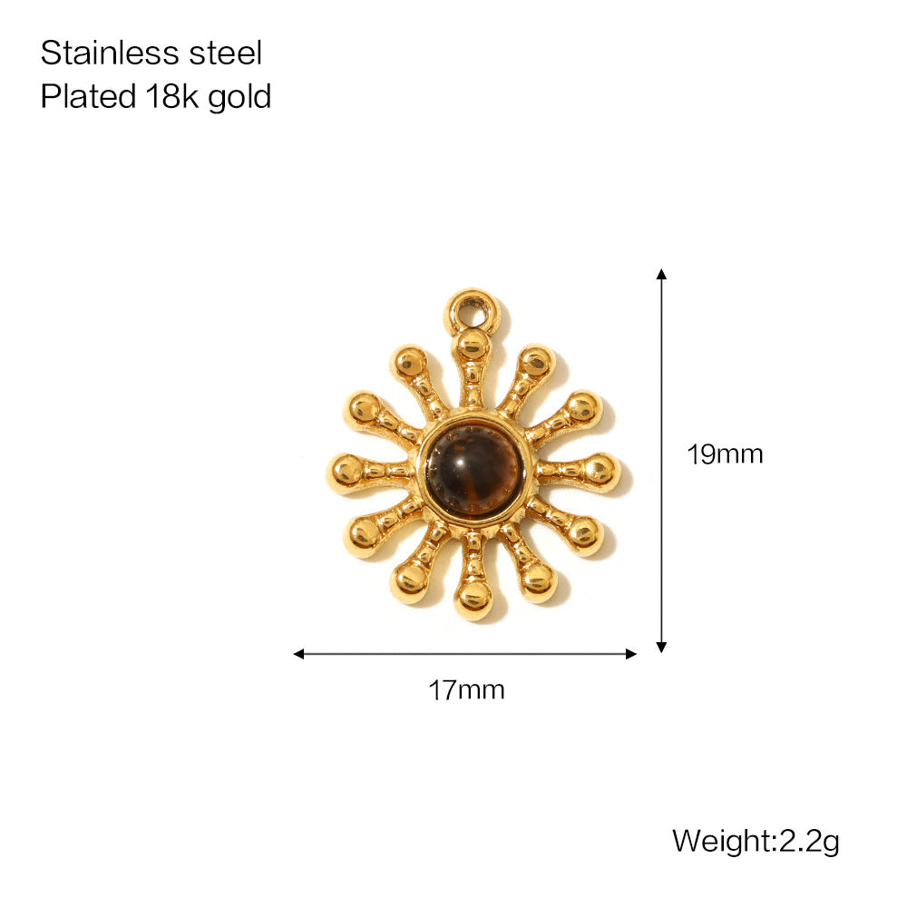 Versatile Women's Stainless Steel Gold-plated Bow Jewelry Accessories
