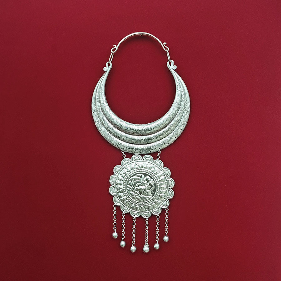 Ethnic Minority Characteristic Large Festival Perform Dance Pattern Collar