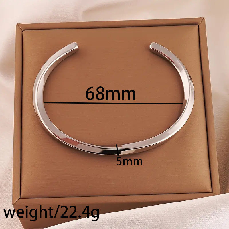 Titanium Steel Stainless Real Gold Furnace Bracelets