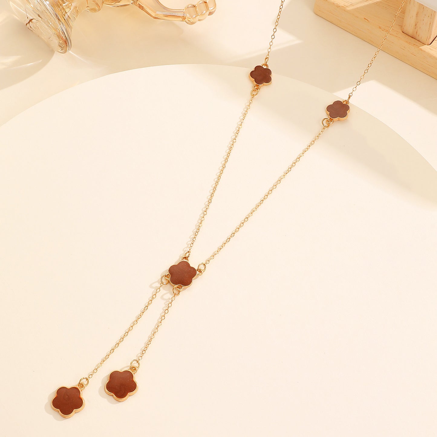Lucky Flower Parthenocissus Grass Ear Female Jewelry Set