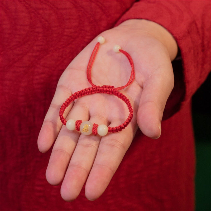 Horse Zodiac Red Rope Anniversary Year Carrying Strap Rabbit Rat Bracelet