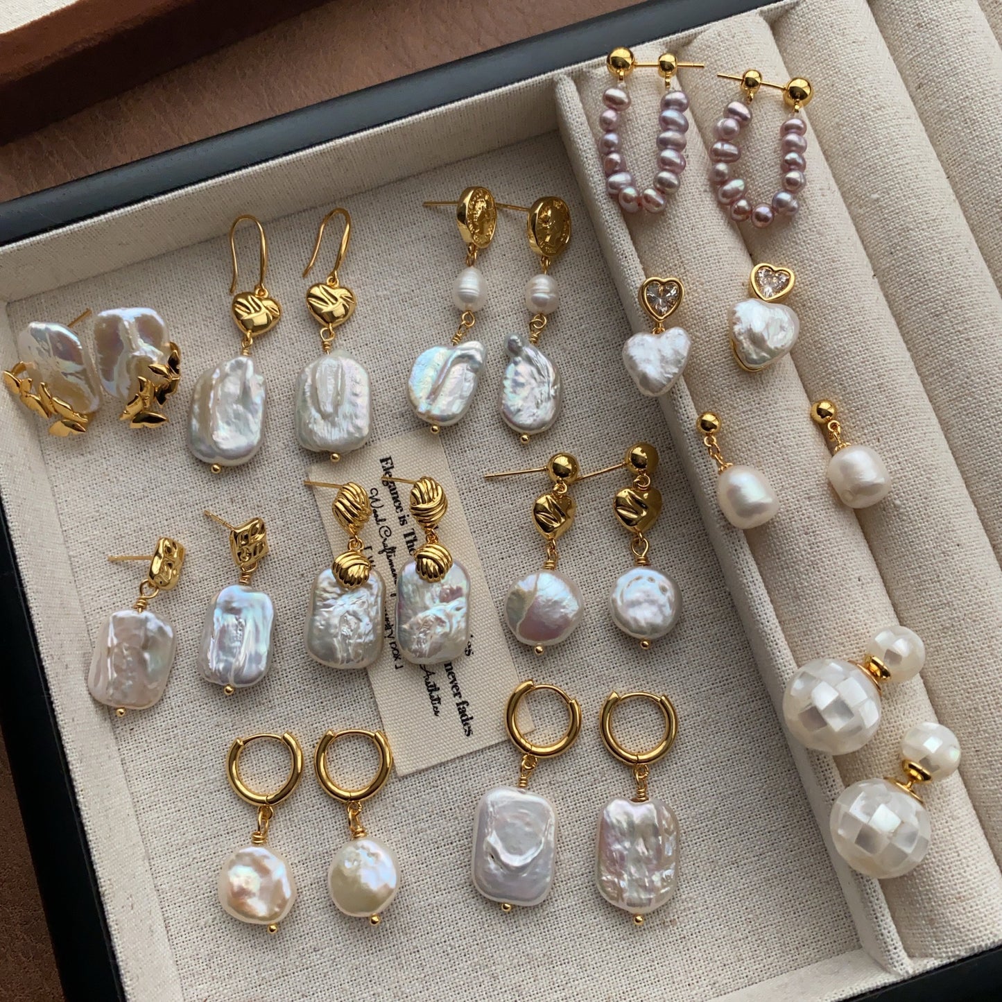 Baroque Pearl Ear Clip High Sense Design Affordable Luxury Earrings