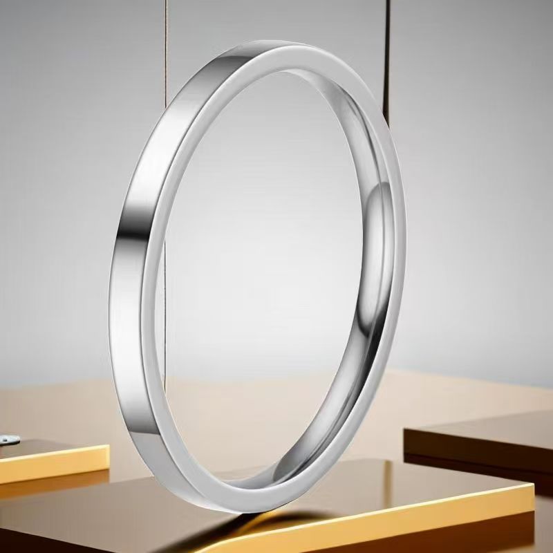 Men's Steel Personalized Trendy Cold Niche Glossy Rings
