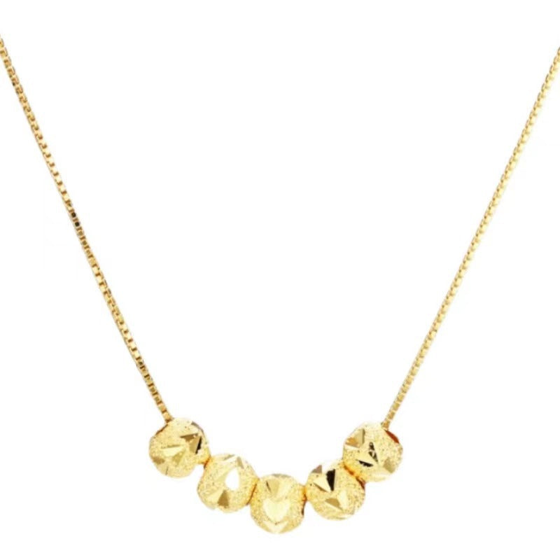 Women's Beads Personality Fashion Retro Affordable Luxury Design High-grade Clavicle Necklaces
