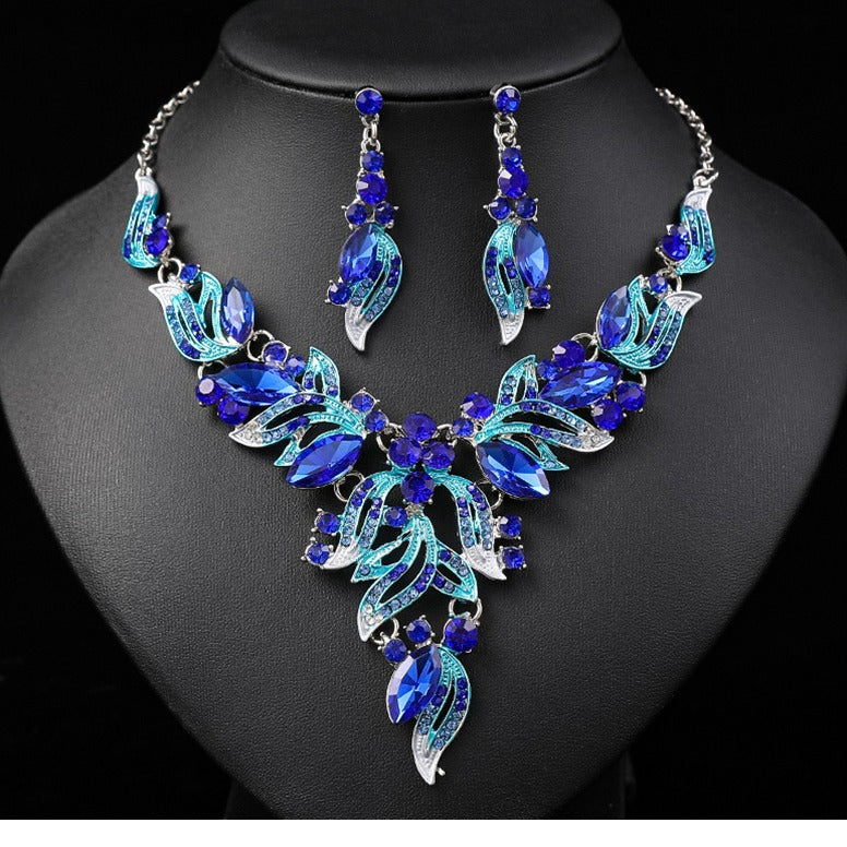 Painting Oil Female High Profile Retro Sweater Chain Clavicle Alloy Necklaces