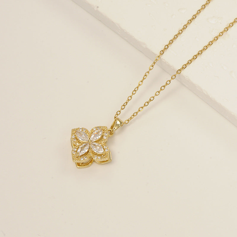 Korean Fairy Temperamental Simple Love Pearl Clavicle Necklace