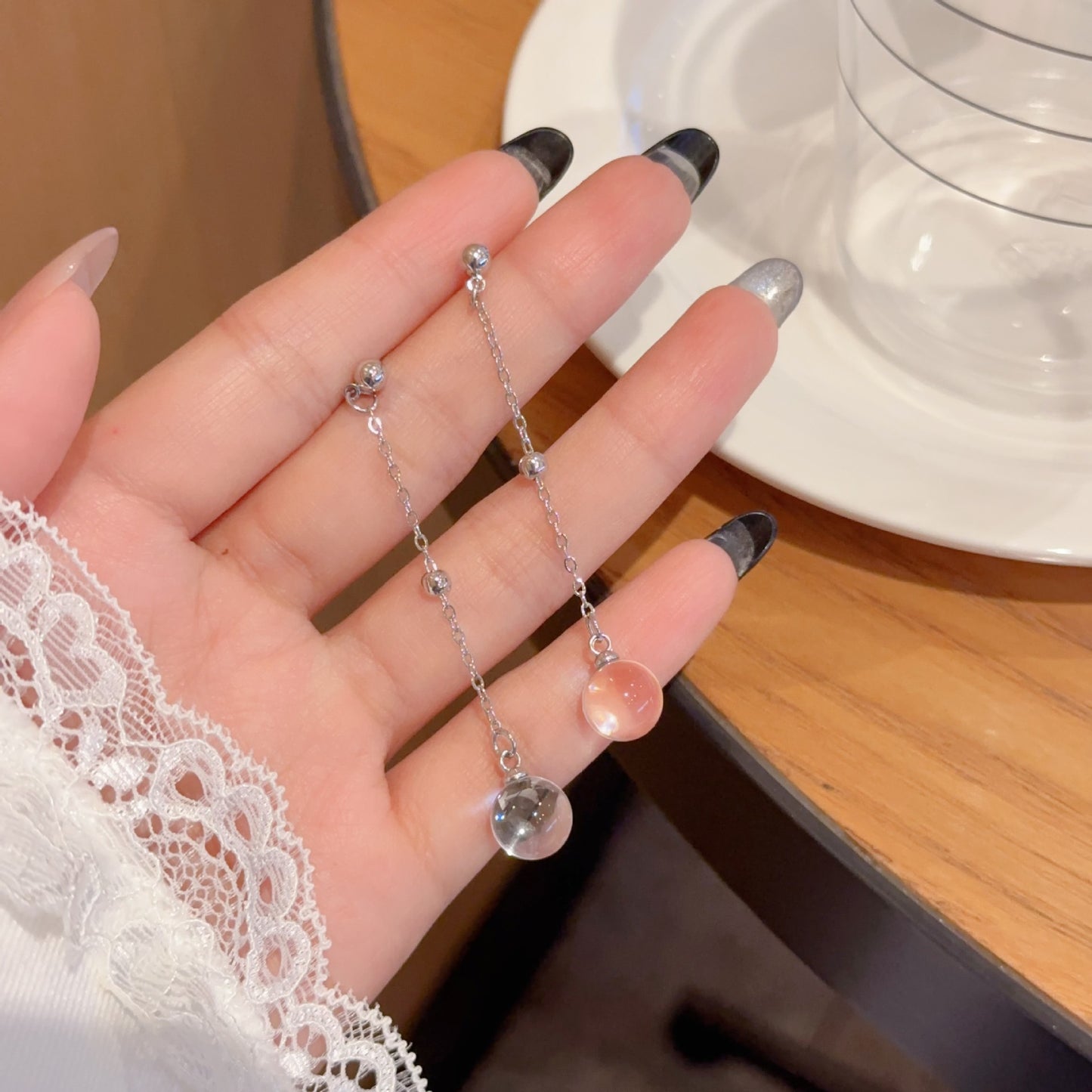 Luxury Fashion Versatile Elegant High-grade Sweet Cool Personality Earrings