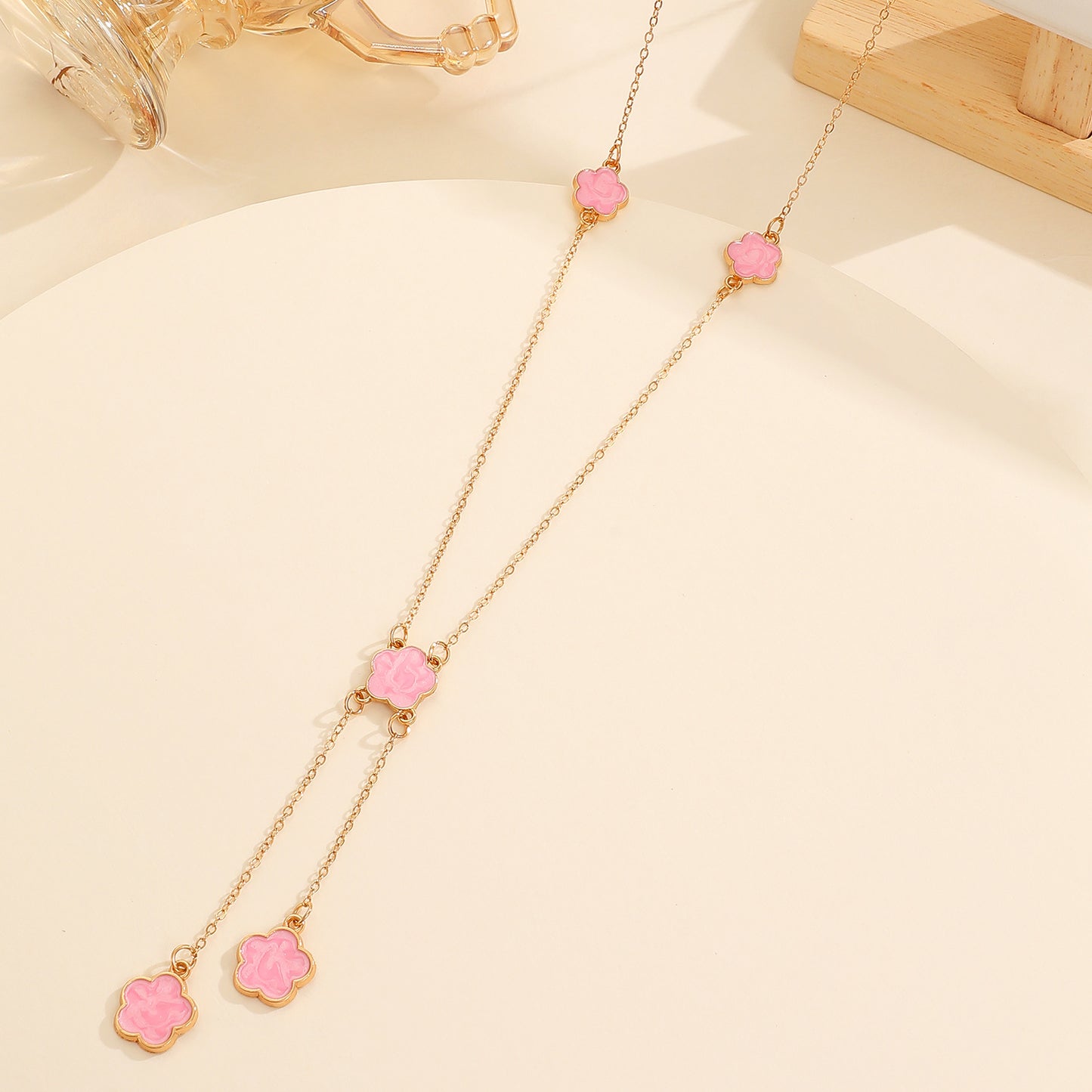 Lucky Flower Parthenocissus Grass Ear Female Jewelry Set