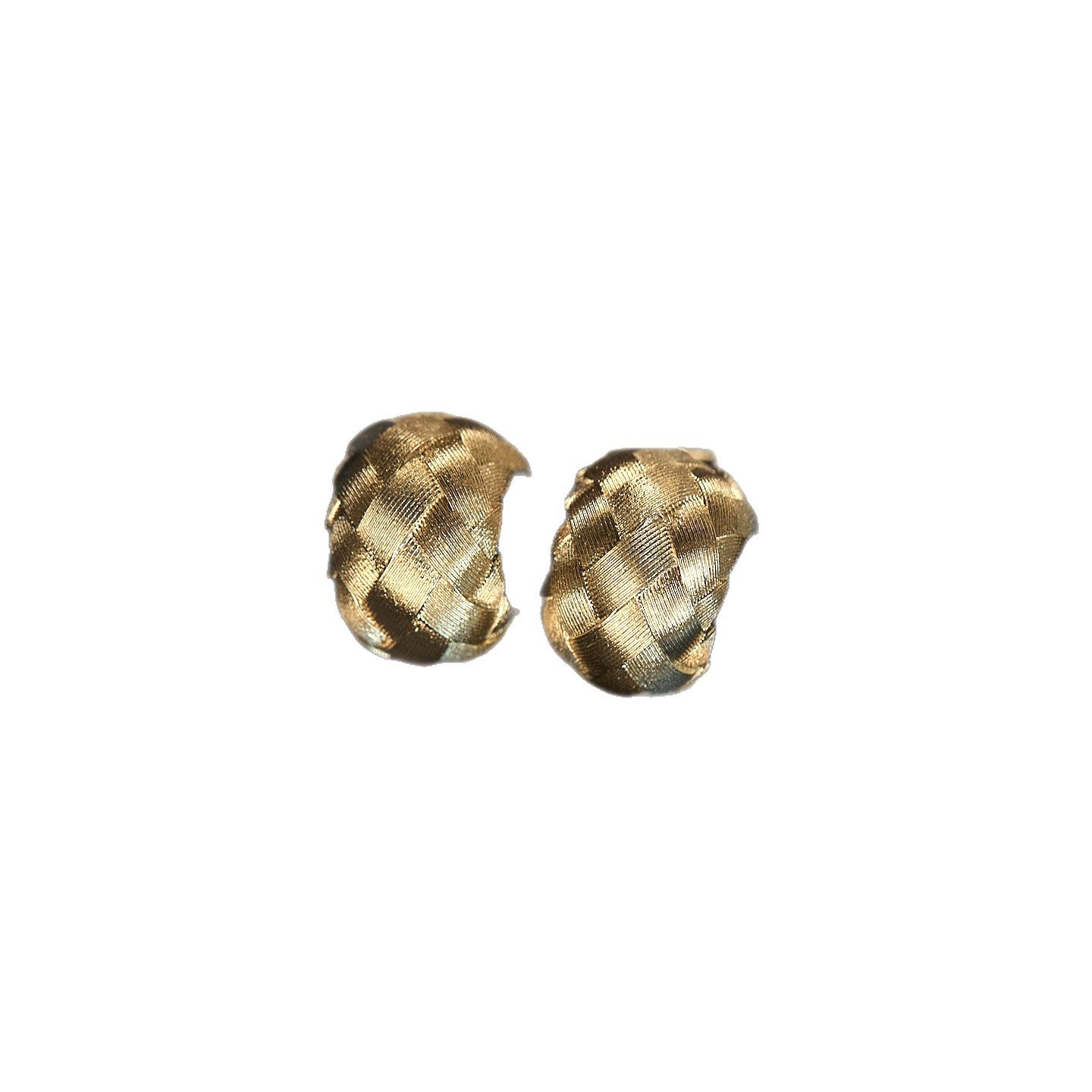 Woven Vine Two-color Optional Resistance Ear Clip Earrings