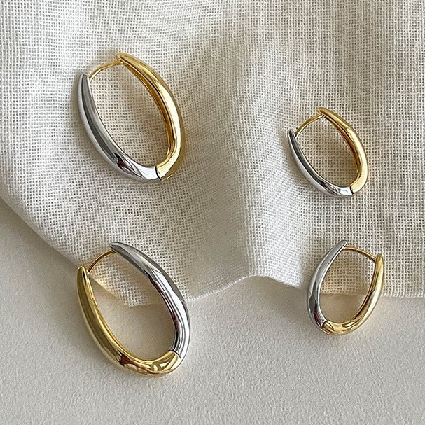 Women's Style Gold Sier Contrast Light Luxury High-grade Rings