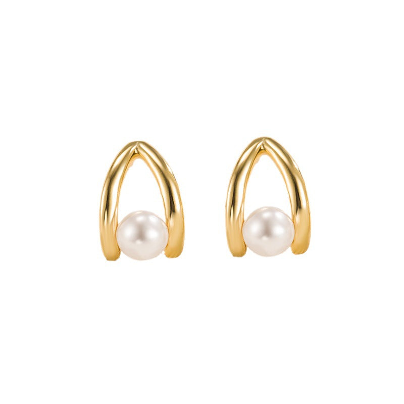 Women's Entry Lux Design Compact Mini High-grade Sense Earrings