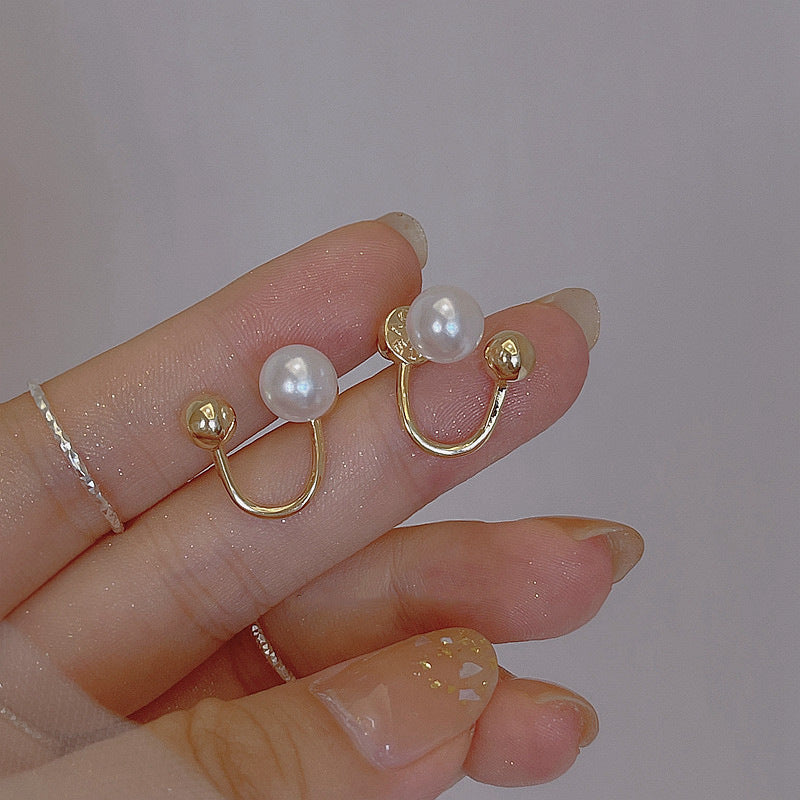 Women's One Style For Pearl High Sense Light Luxury Earrings