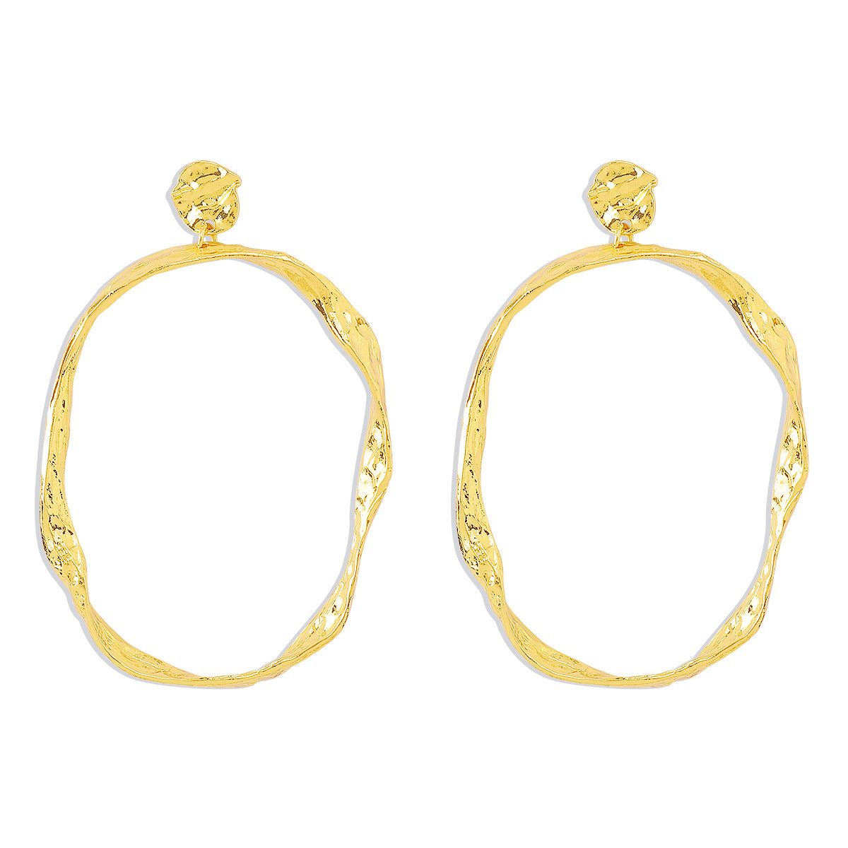 Women's Lines Metallic Asymmetric Geometric Ear Fashion Rings